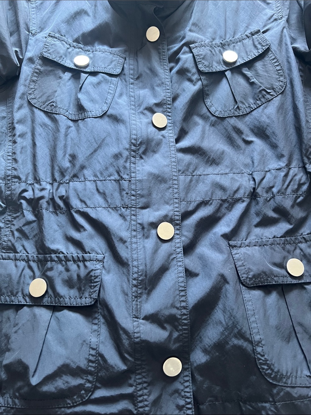 Marella Navy Utility Jacket size 8 - Picture 4 of 6